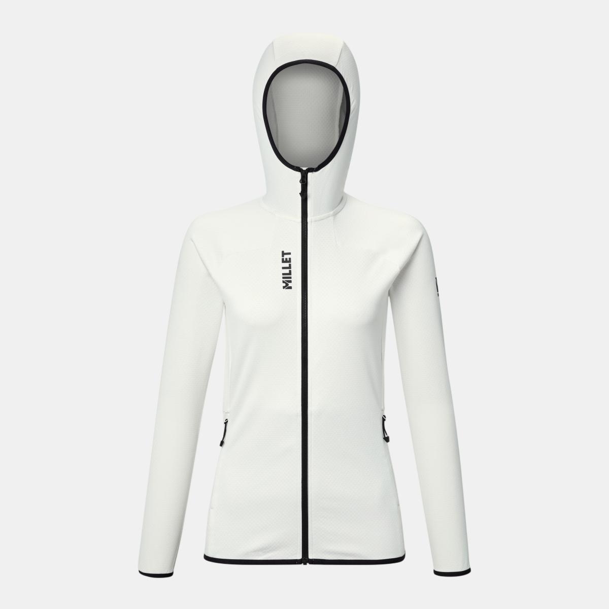 Forros polares de Trekking de Mujer LOKKA HOODIE III W MILLET - Blanco Blanco-5