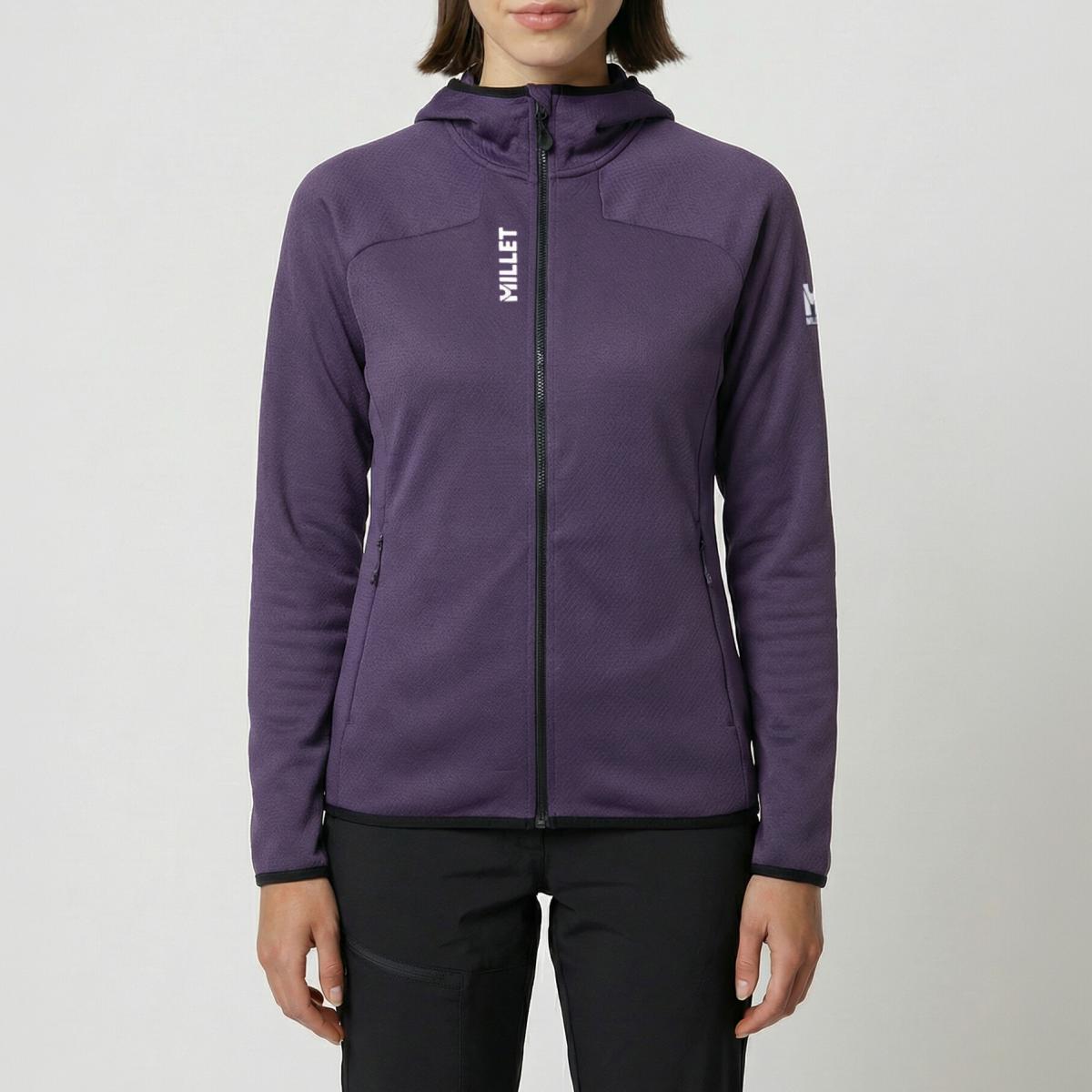 Forros polares de Trekking de Mujer LOKKA HOODIE III W MILLET - Violeta Violeta-1