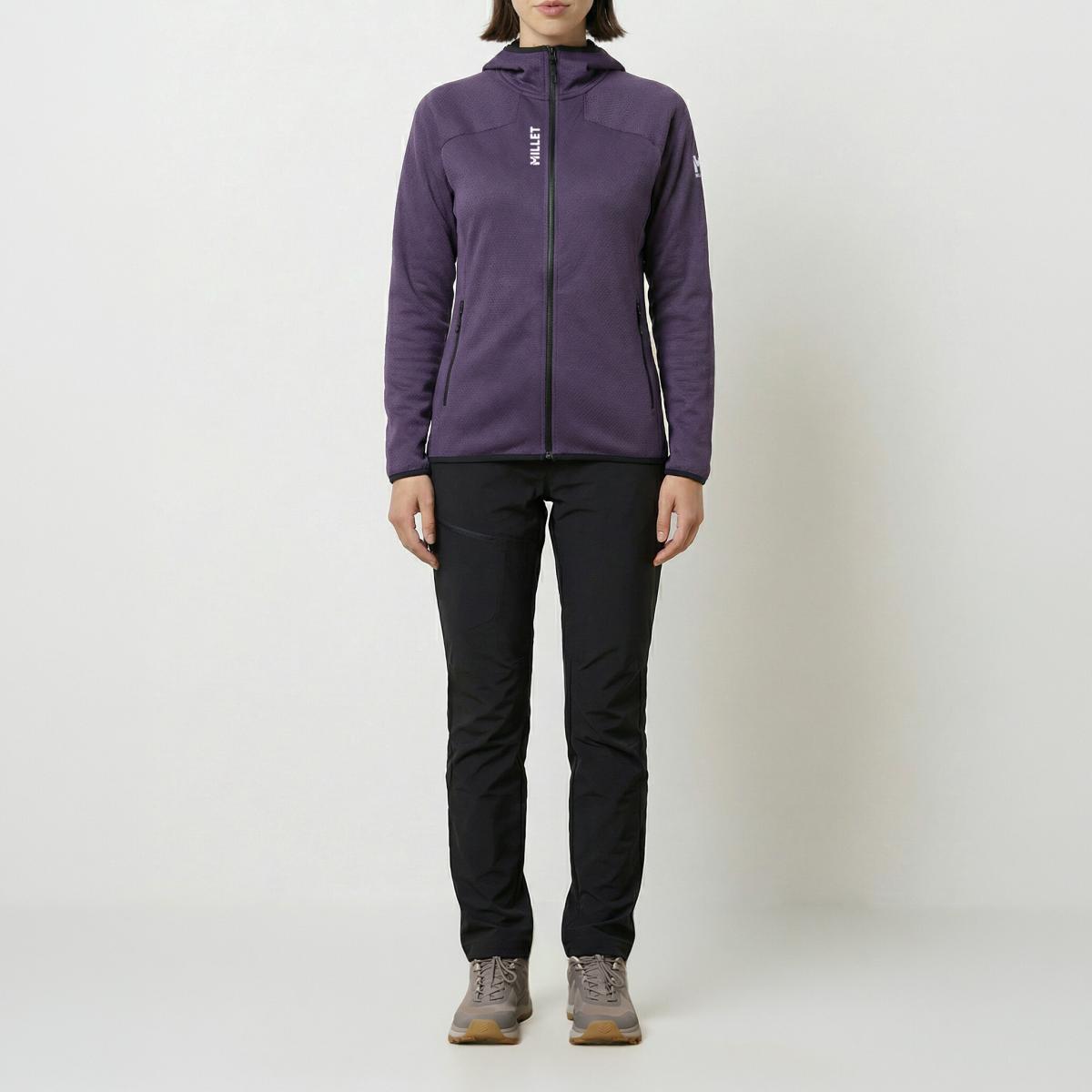 Forros polares de Trekking de Mujer LOKKA HOODIE III W MILLET - Violeta Violeta-2