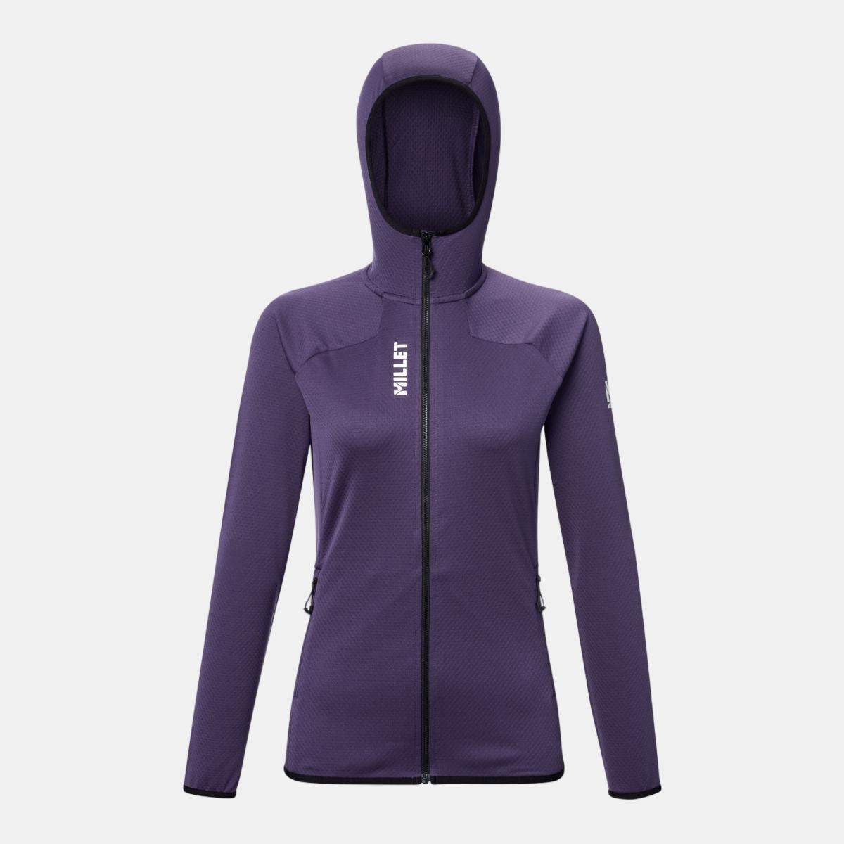 Forros polares de Trekking de Mujer LOKKA HOODIE III W MILLET - Violeta Violeta-3