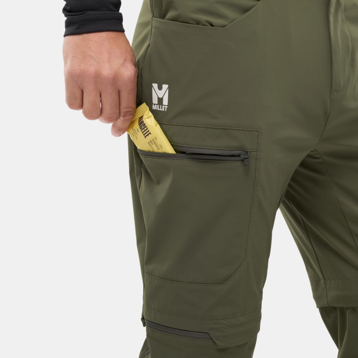 Imagen 3 de Pantalones de Trekking de Hombre UBIC STR ZIP OFF PT M MILLET - Caqui Caqui