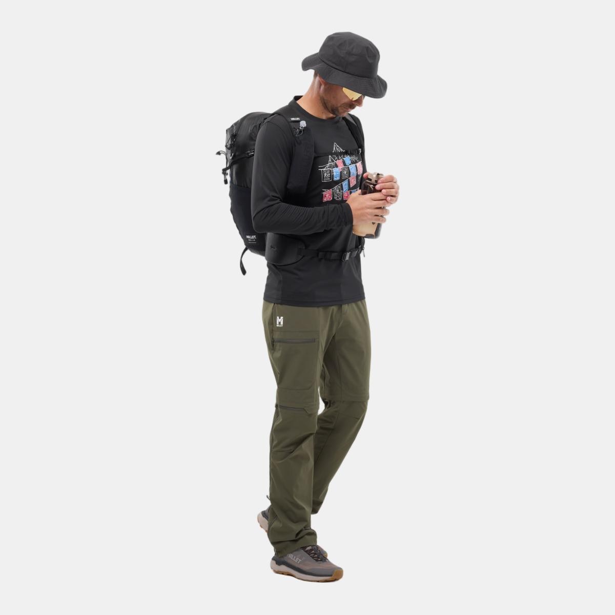 Imagen 6 de Pantalones de Trekking de Hombre UBIC STR ZIP OFF PT M MILLET - Caqui Caqui