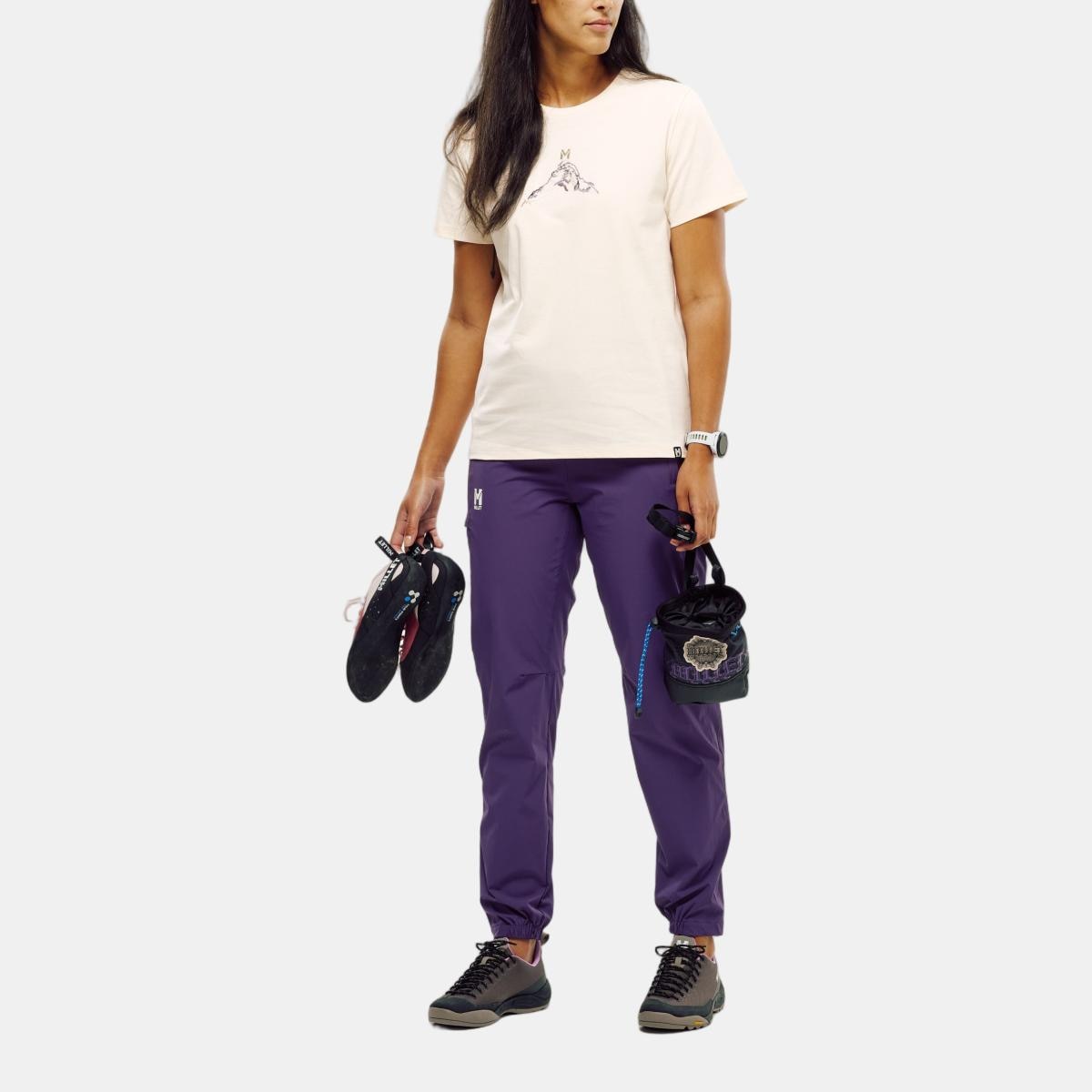Pantalones de Montaña de Mujer CIMAÏ POLY PT W MILLET - Violeta Violeta-5