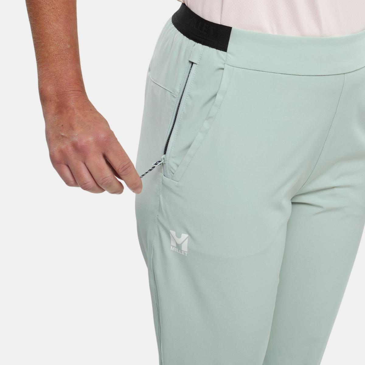 Pantalones de Trekking de Mujer PARMELAN STR PANT W MILLET - Verde Verde-3