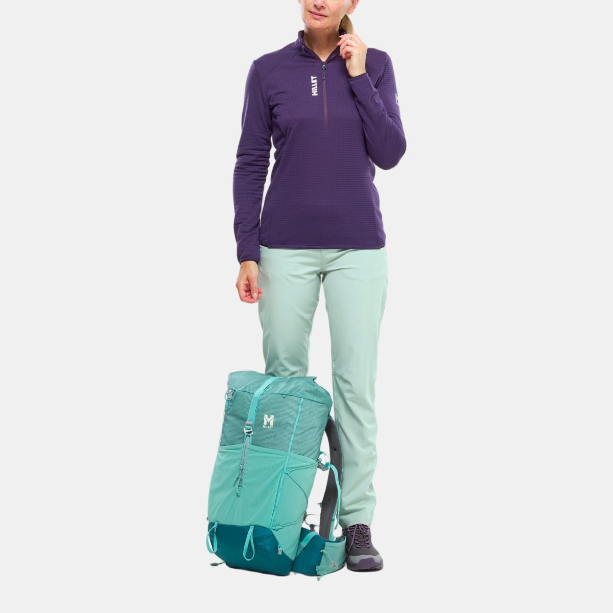 Imagen 4 de Forros polares de Trekking de Mujer PARMELAN LIGHT FLEECE PO W MILLET - Violeta Violeta