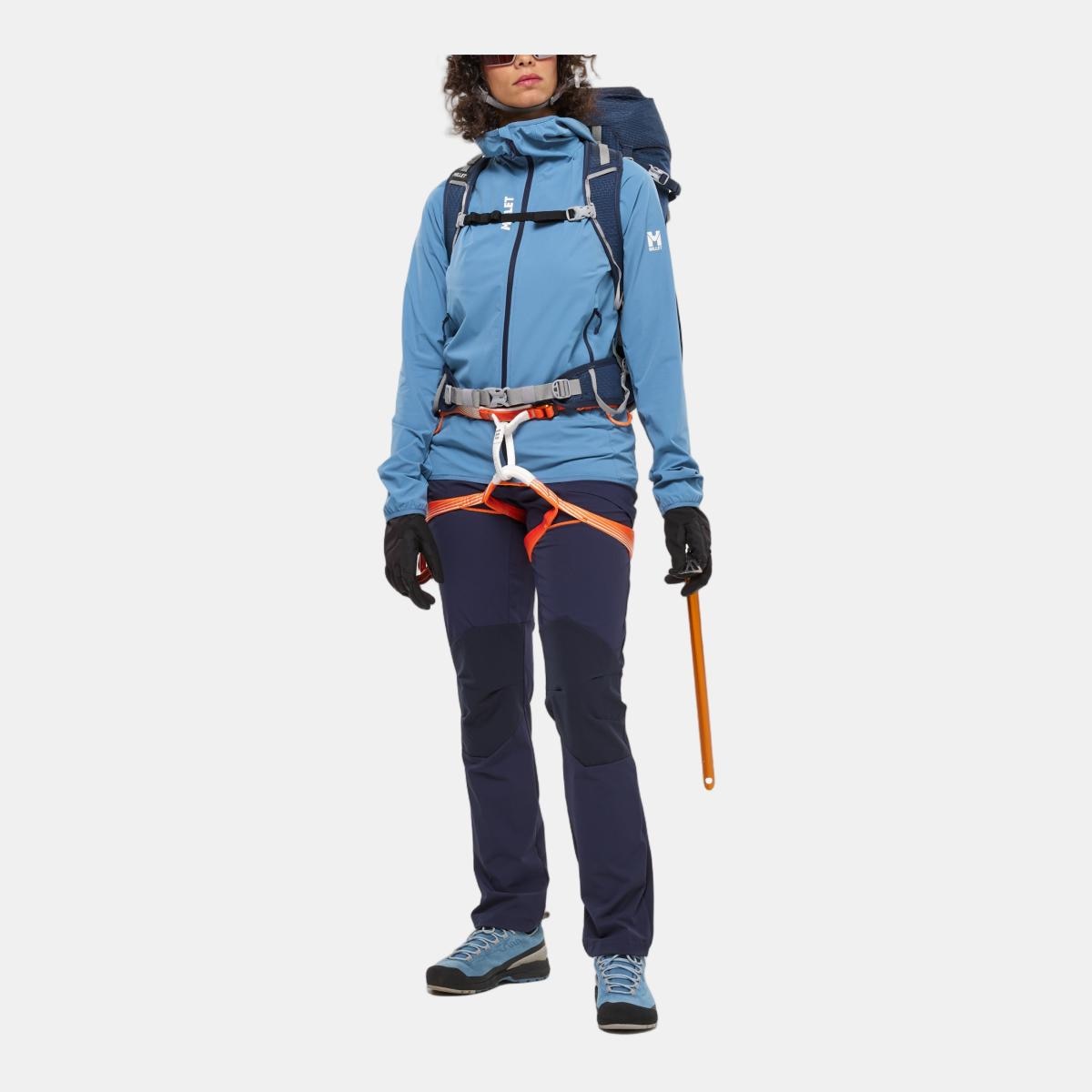 Softshells de Montaña de Mujer KAMET XCS LIGHT HOODIE W MILLET - Azul Azul-3