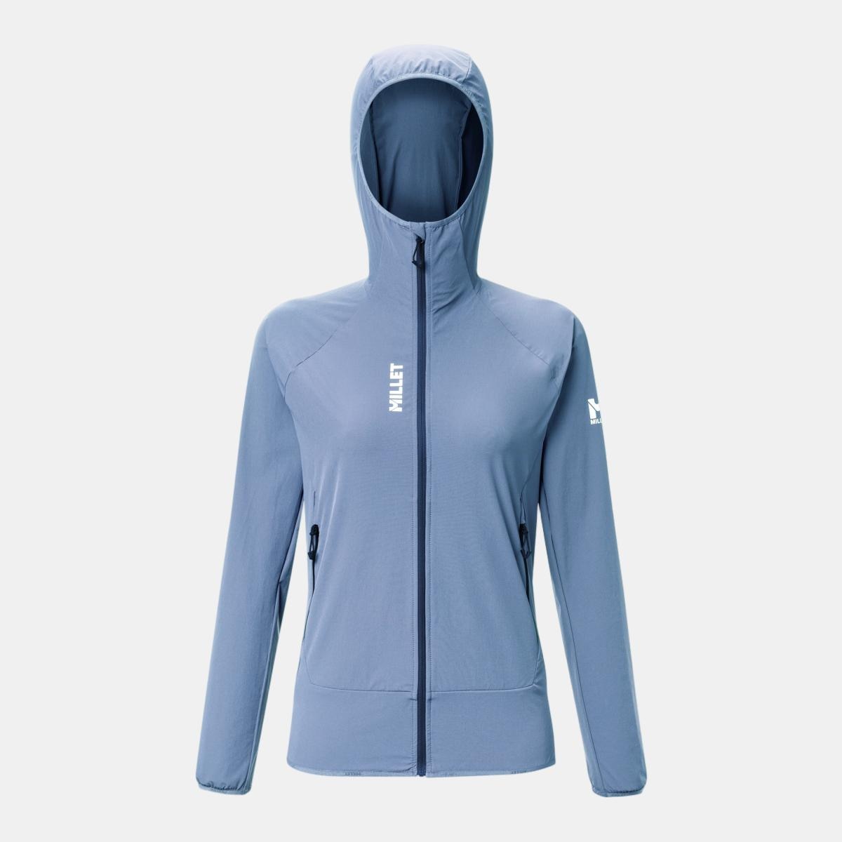 Softshells de Montaña de Mujer KAMET XCS LIGHT HOODIE W MILLET - Azul Azul-4