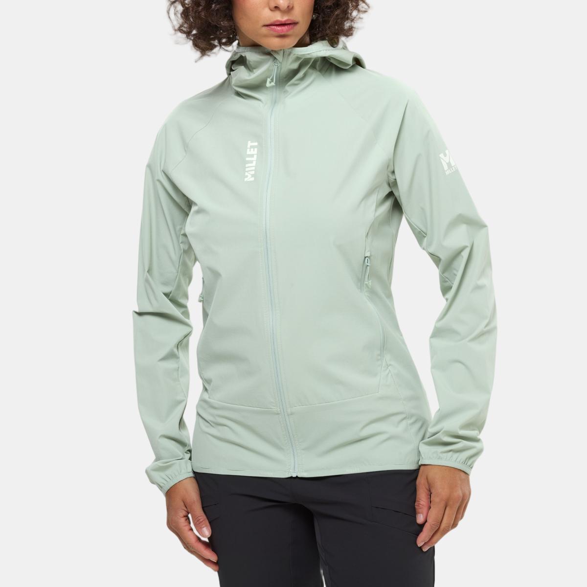 Imagen 0 de Softshells de Montaña de Mujer KAMET XCS LIGHT HOODIE W MILLET Verde
