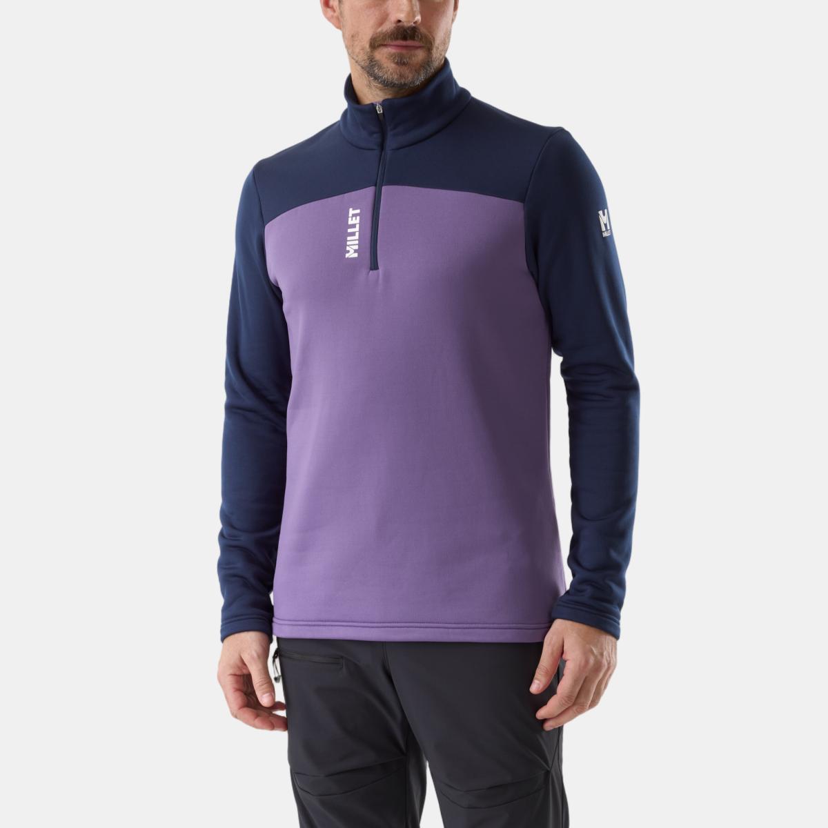 Forro Polar de Hombre Media Cremallera SENECA FLEECE PO M Montaña Millet - Negro Negro-1