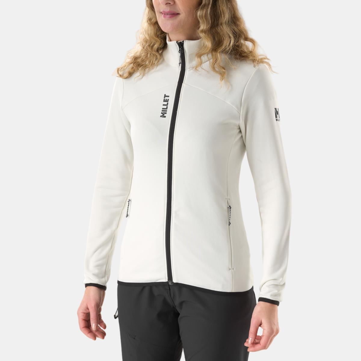 Forro Polar de Mujer SENECA FLEECE JKT W Montaña Millet - Amarillo / Negro Amarillo / Negro-1