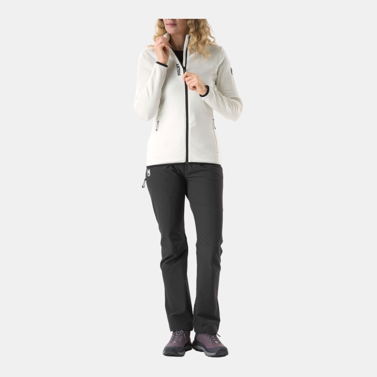 Forro Polar de Mujer SENECA FLEECE JKT W Montaña Millet - Amarillo / Negro Amarillo / Negro-2