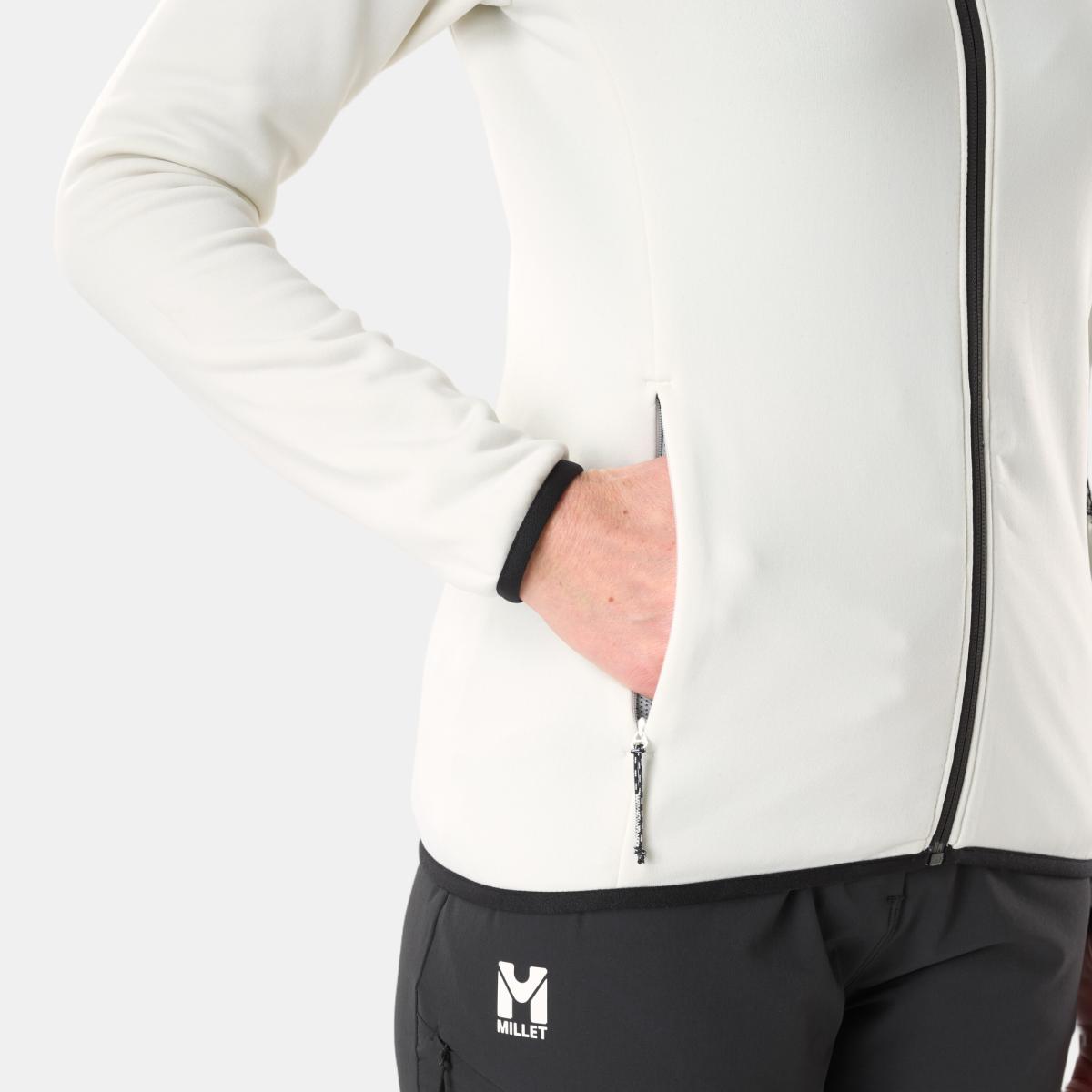 Forro Polar de Mujer SENECA FLEECE JKT W Montaña Millet - Amarillo / Negro Amarillo / Negro-4