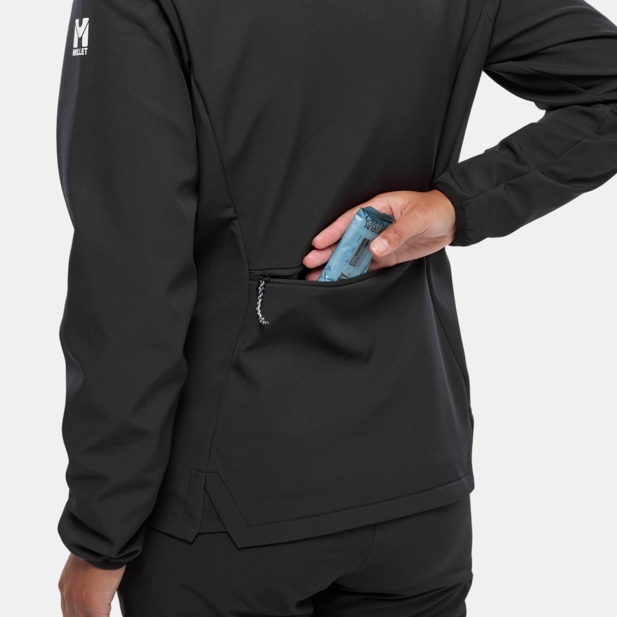 Chaqueta de Mujer Softshell SENECA SHIELD HOODIE W Montaña Millet - Rojo Rojo-4