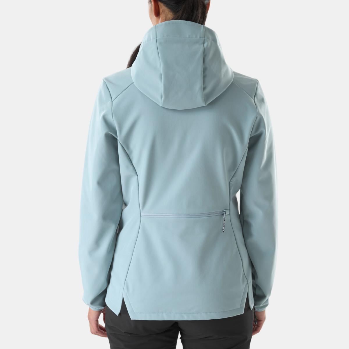Chaqueta de Mujer Softshell SENECA SHIELD HOODIE W Montaña Millet - Turquesa Turquesa-3