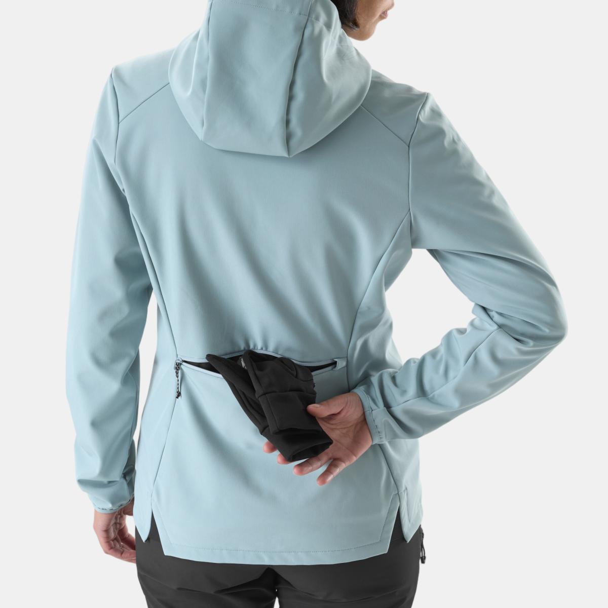 Chaqueta de Mujer Softshell SENECA SHIELD HOODIE W Montaña Millet - Turquesa Turquesa-5