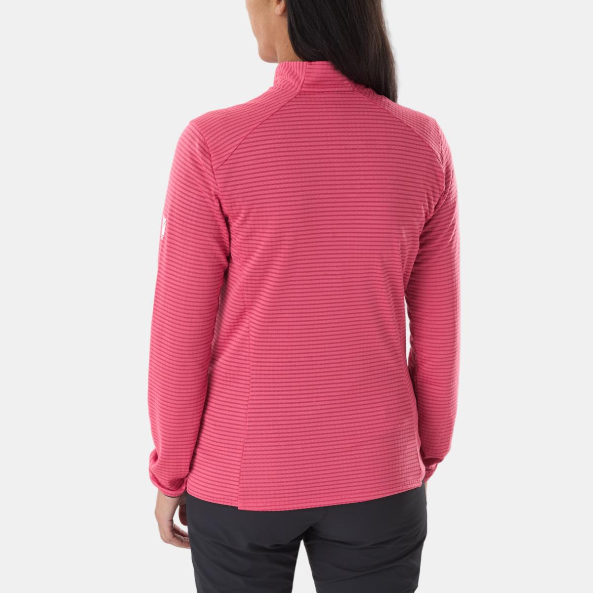 Imagen 3 de Forros Polar de Mujer Media Cremallera PARMELAN LIGHT FLEECE PO W Montaña Millet - Rosa Rosa