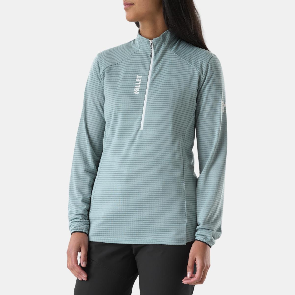 Imagen 1 de Forros Polar de Mujer Media Cremallera PARMELAN LIGHT FLEECE PO W Montaña Millet - Turquesa Turquesa