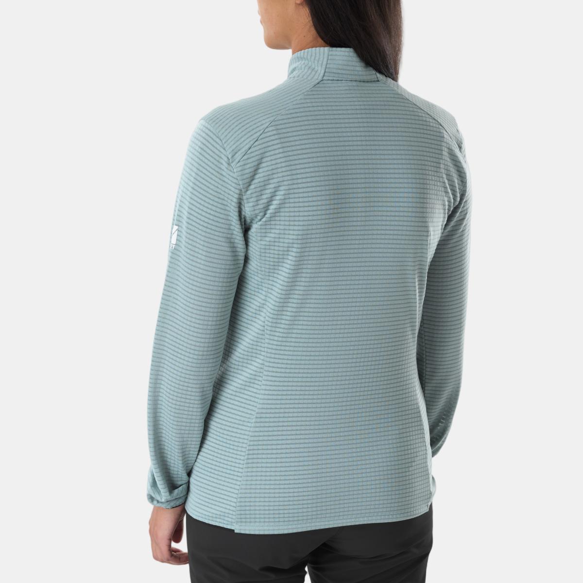 Imagen 3 de Forros Polar de Mujer Media Cremallera PARMELAN LIGHT FLEECE PO W Montaña Millet - Turquesa Turquesa