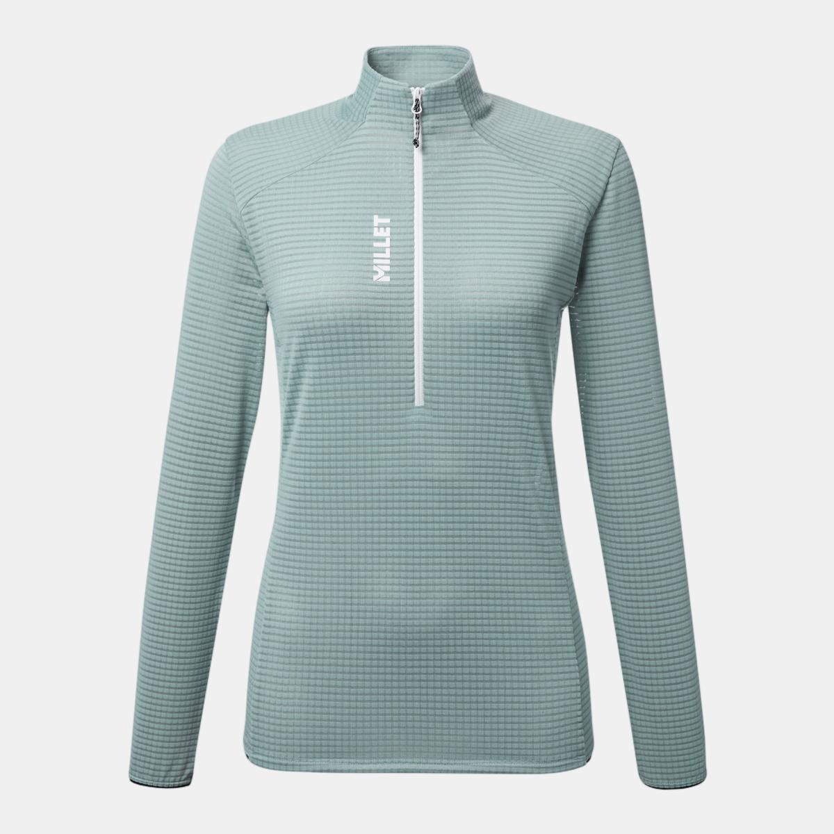 Imagen 5 de Forros Polar de Mujer Media Cremallera PARMELAN LIGHT FLEECE PO W Montaña Millet - Turquesa Turquesa