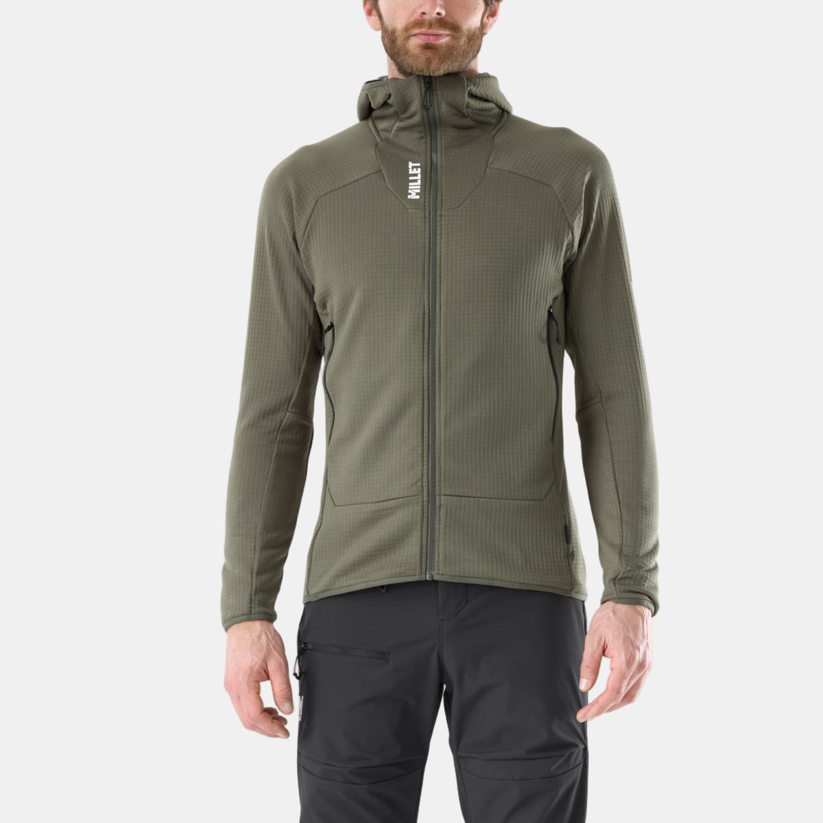 Millet Forro Polar de Hombre KAMET GRID JKT M Montaña Morado / Azul marino