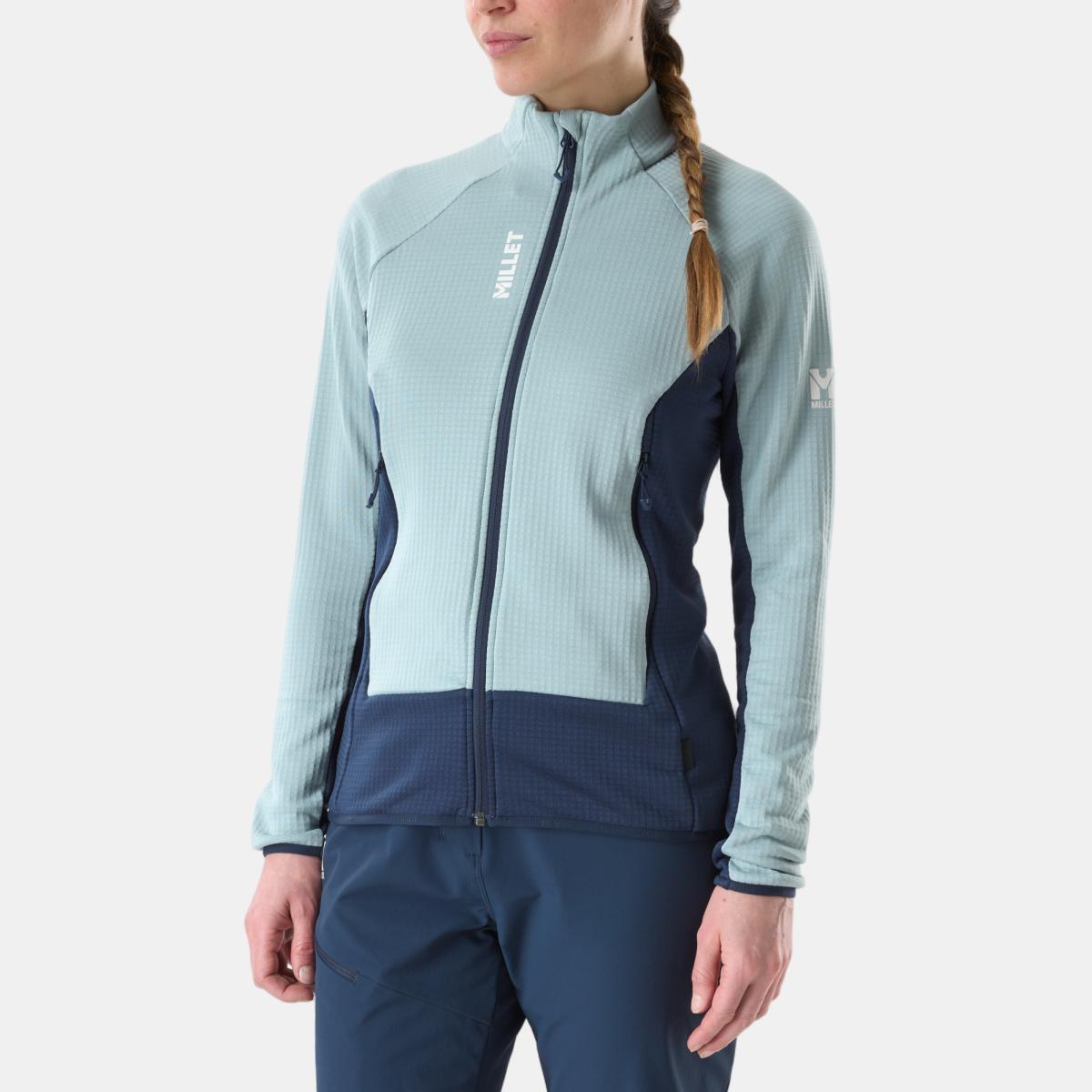 Millet Forro Polar de Mujer KAMET GRID JKT W Montaña Azul marino / Azul