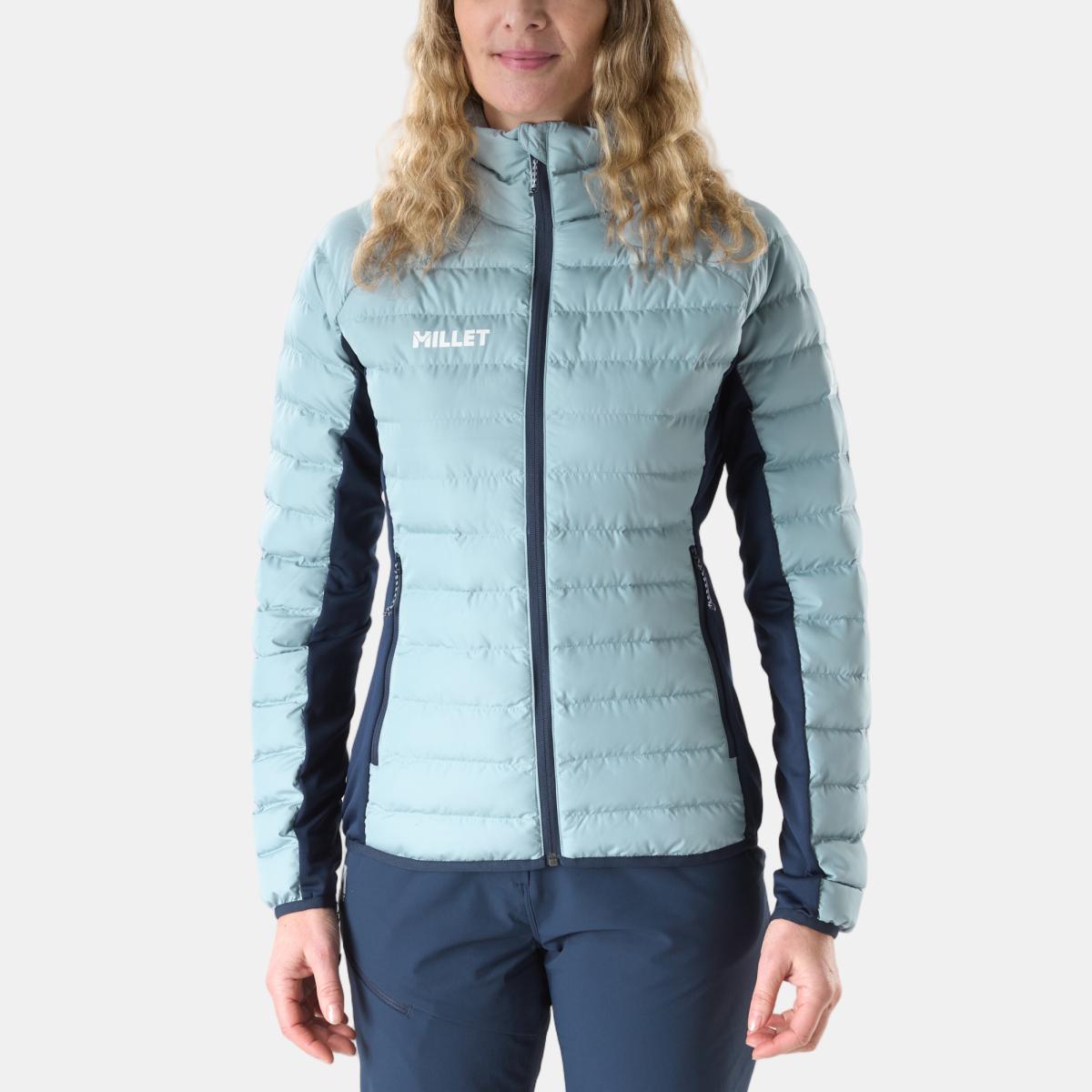 Millet Chaqueta de Mujer de Fibra Sintética FITZ ROY WARM JKT W Montaña Azul marino / Azul