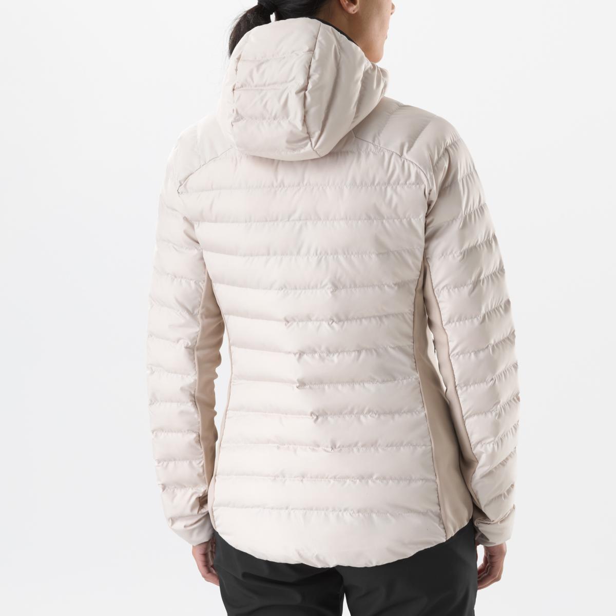 Imagen 3 de Chaqueta de Mujer de fibra sintética FITZ ROY WARM HOODIE W Montaña Millet - Beige / Blanco Beige / Blanco