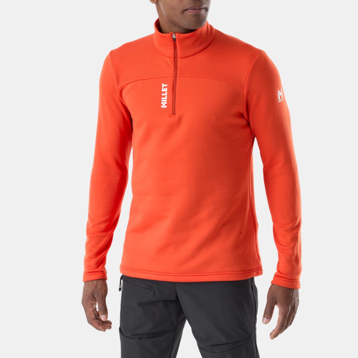 Forro Polar de Hombre Media Cremallera SENECA FLEECE PO M Montaña Millet - Caqui Caqui-1