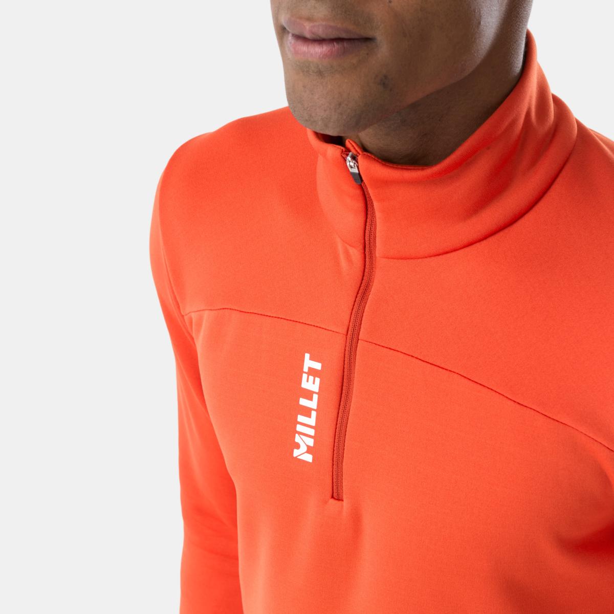 Forro Polar de Hombre Media Cremallera SENECA FLEECE PO M Montaña Millet - Caqui Caqui-4