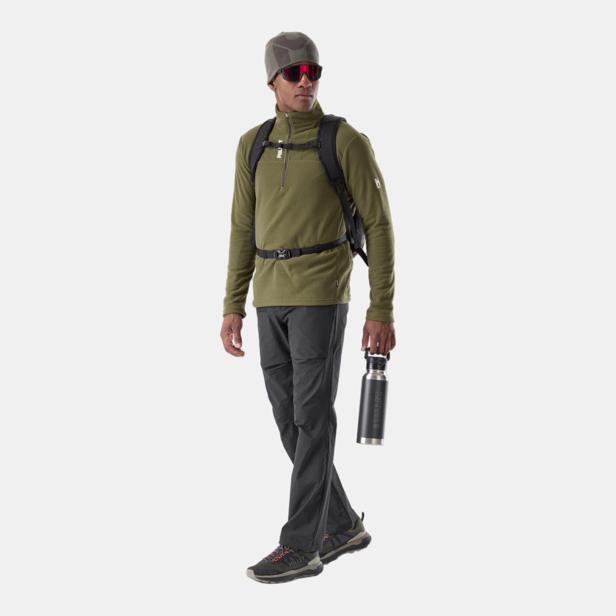 Sudadera Ubic lightgrid po m de hombre Millet - Caqui Caqui-2