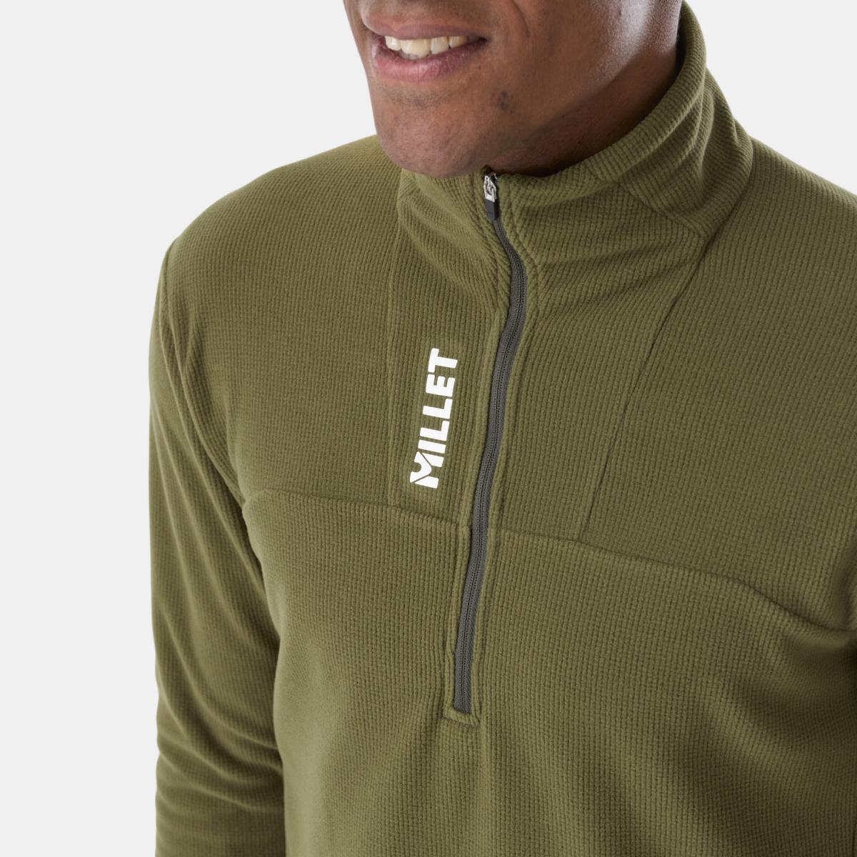Sudadera Ubic lightgrid po m de hombre Millet - Caqui Caqui-4