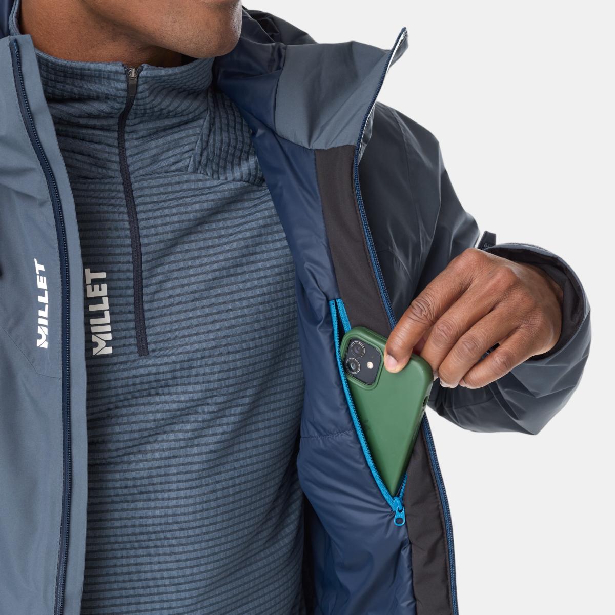 Imagen 6 de Chaqueta de Hombre SENECA GTX 2L WARM JKT M Montaña Millet - Azul grisáceo Azul grisáceo