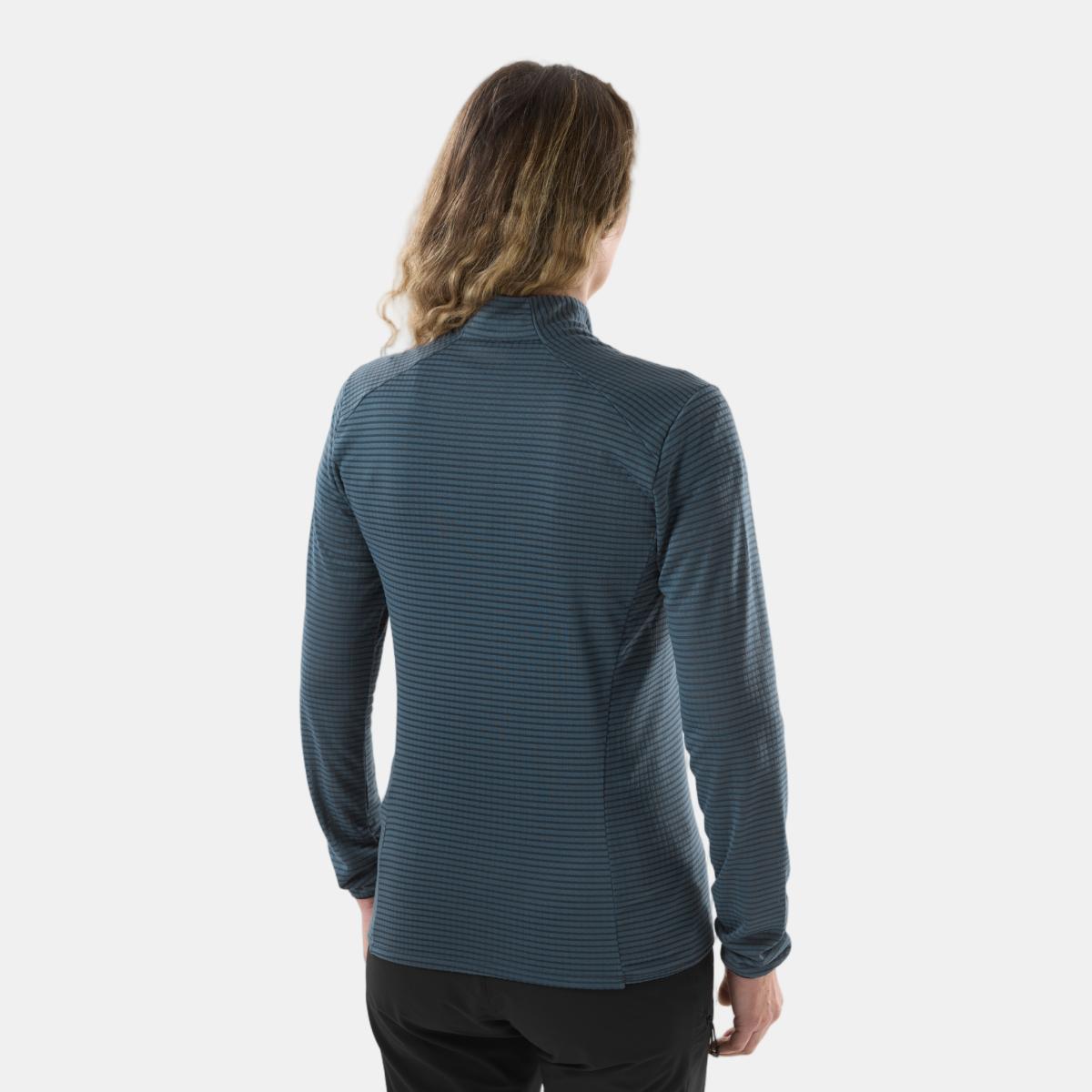 Imagen 3 de Forros Polar de Mujer Media Cremallera PARMELAN LIGHT FLEECE PO W Montaña Millet - Azul grisáceo Azul grisáceo
