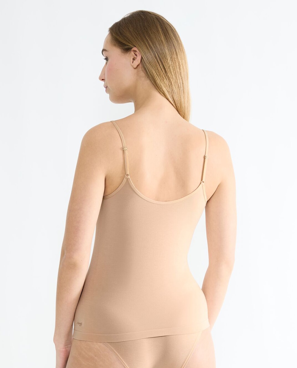 T-shirt com alças Nude-2