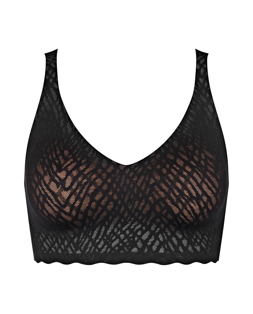 Sujetador Bralette sin aro - Sloggi - Negro Negro-4