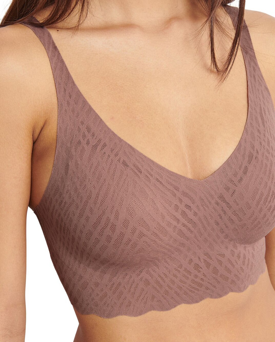 Soutien bralette sem aro Castanho-claro-4
