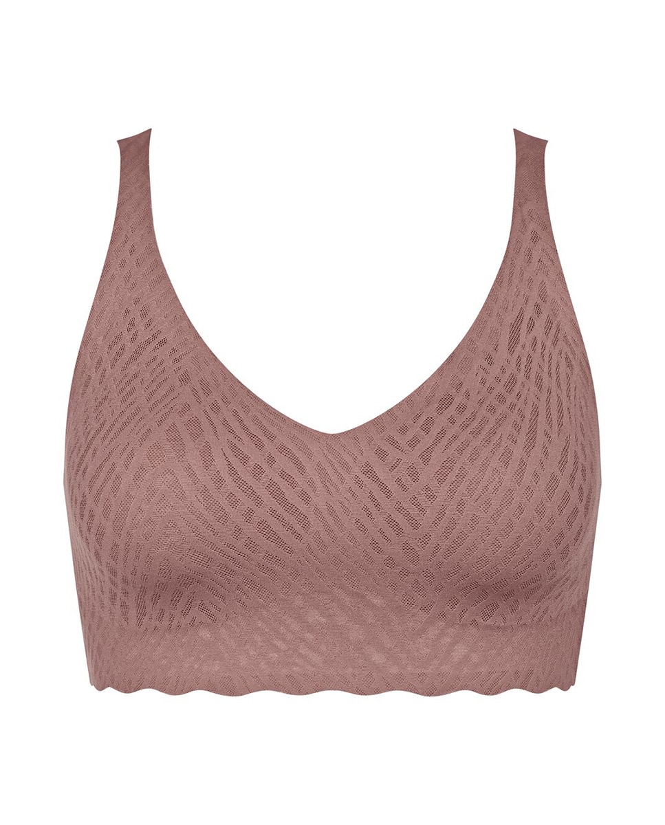 Soutien bralette sem aro Castanho-claro-5
