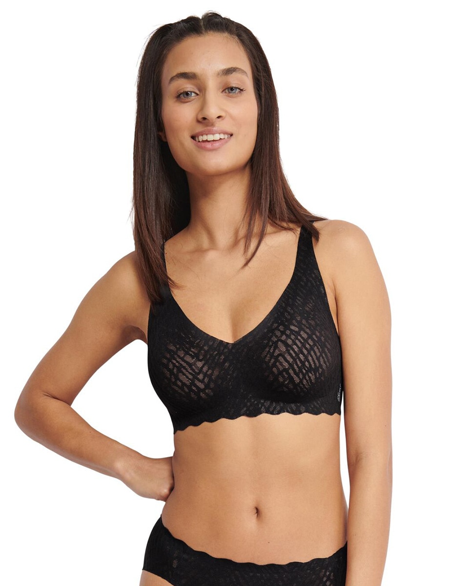 Sujetador soft bra con almohadillas extraíbles - Sloggi - Negro Negro-1