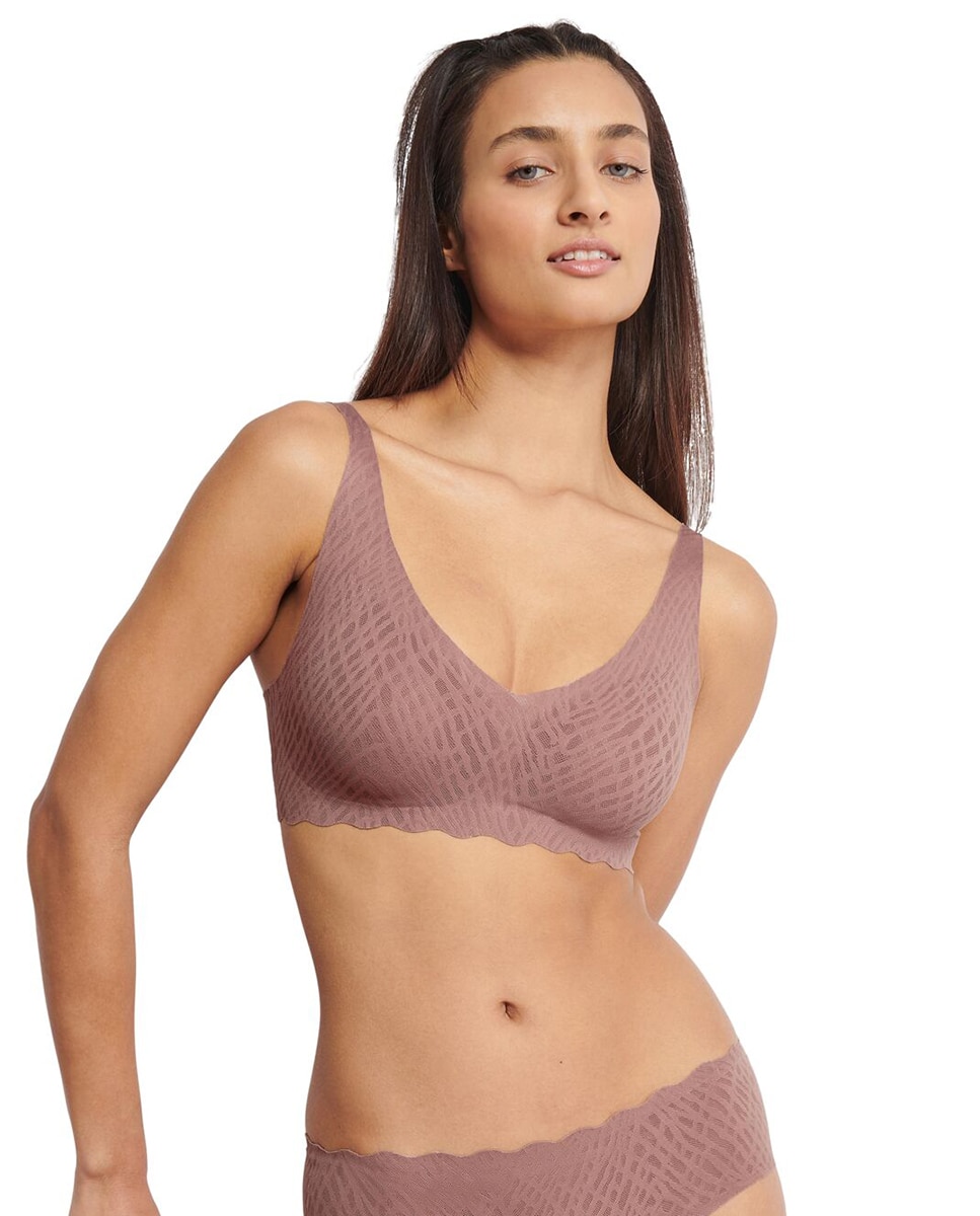 Sujetador soft bra con almohadillas extraíbles - Sloggi - Marrón claro Marrón claro-1