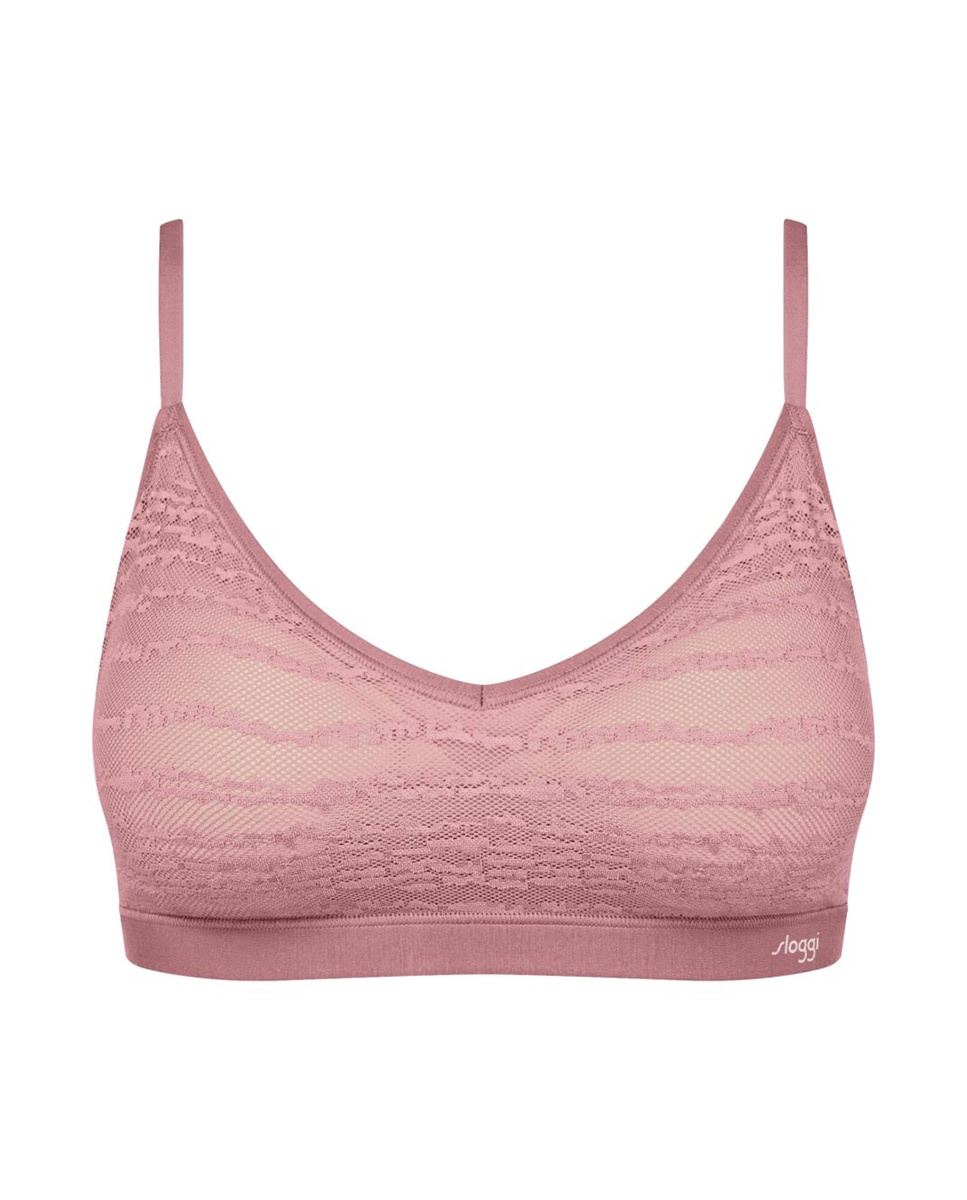 Sujetador Push up encaje plano - Sloggi - Rosa Rosa-4