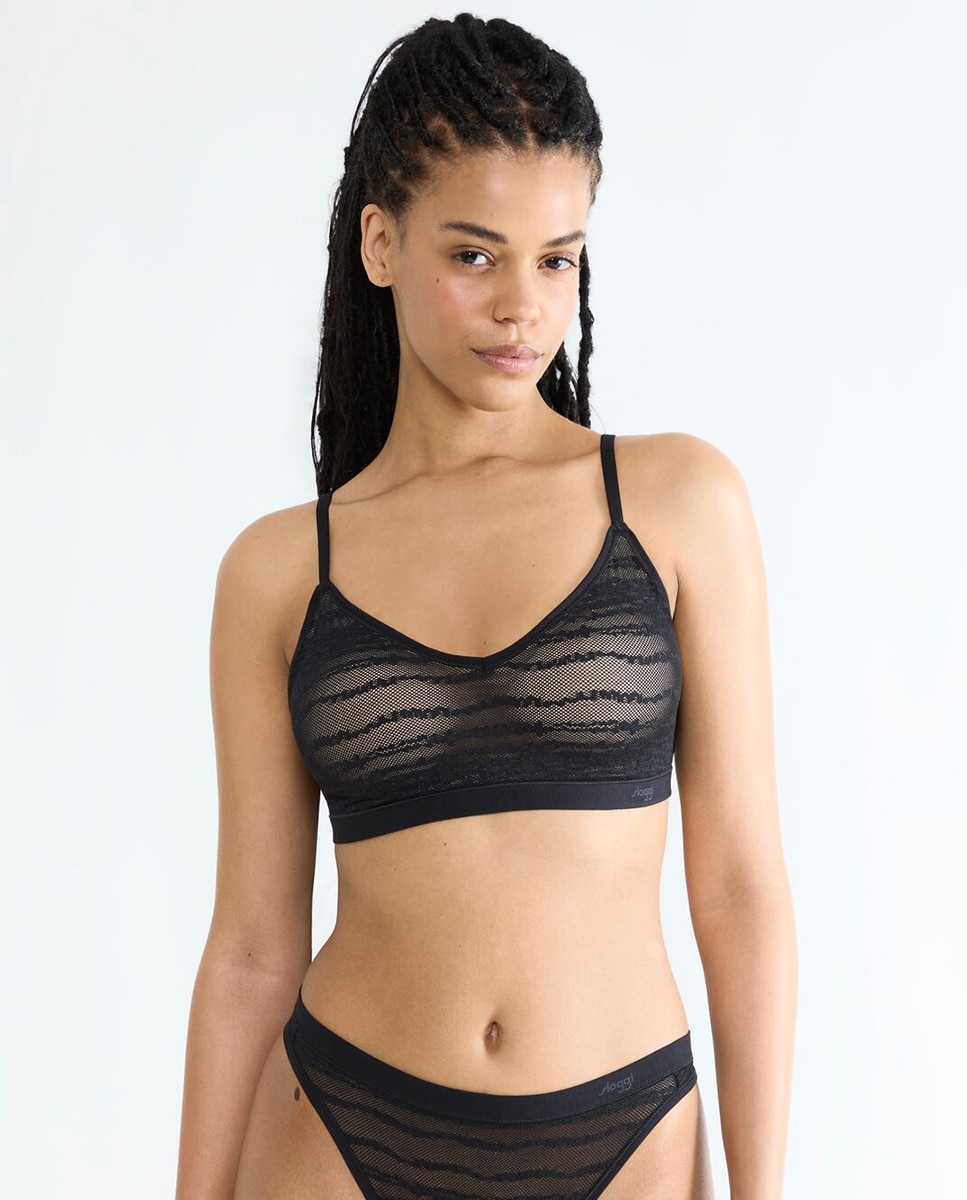 Imagem 0 de Soutien Push-Up de Renda Plano