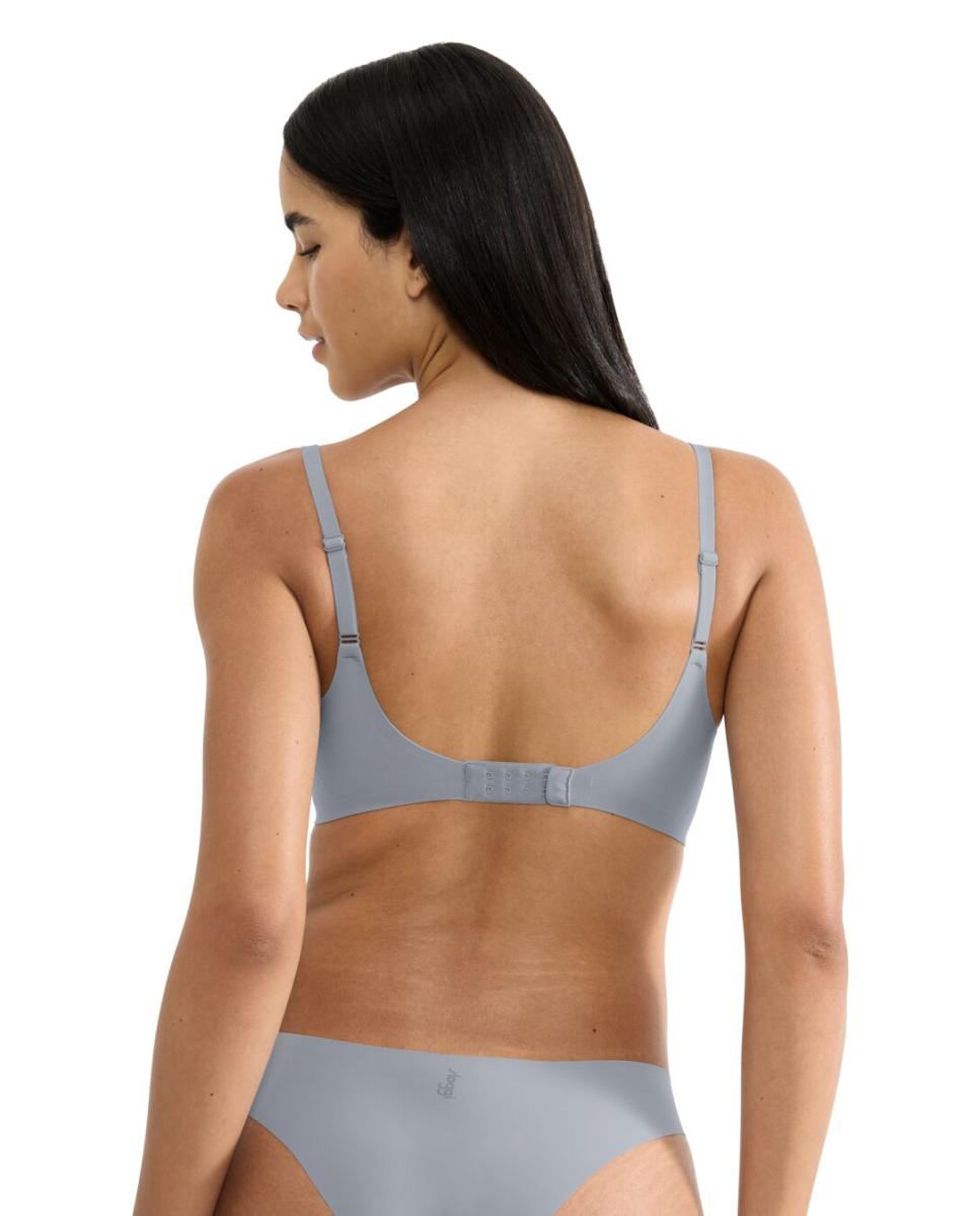 Soutien Push-Up com Almofadas Cinzento-claro-2