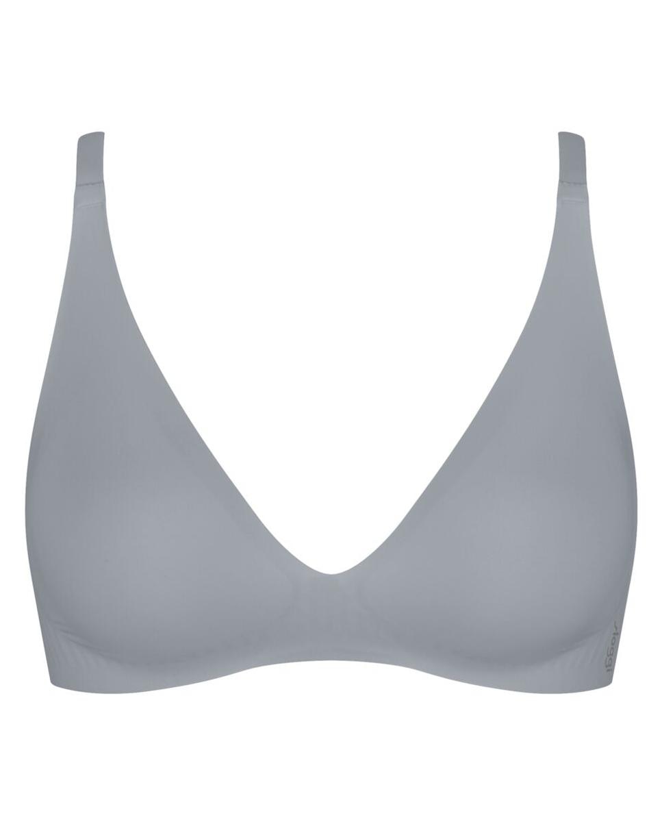Soutien Push-Up com Almofadas Cinzento-claro-4