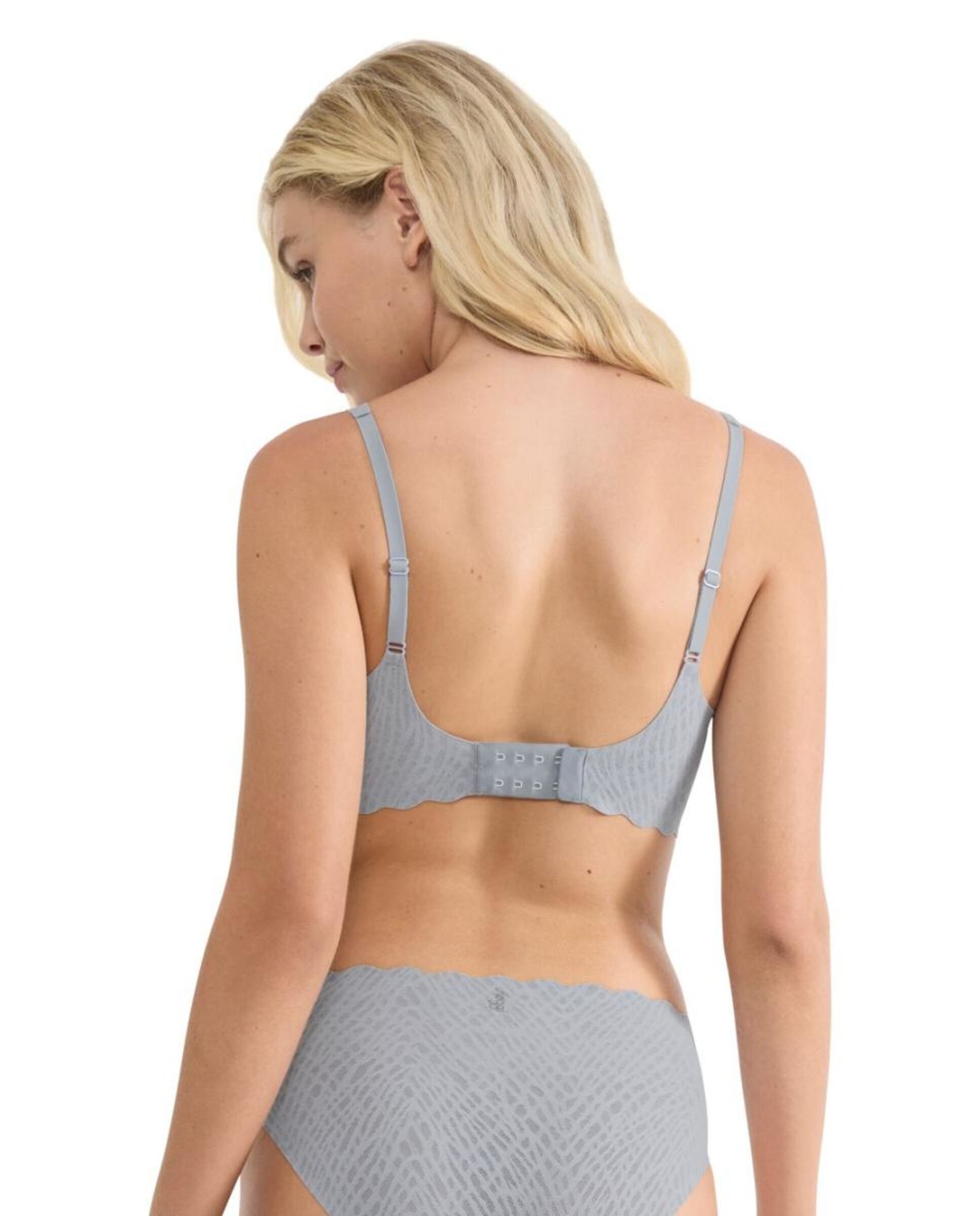 Soutien Soft Bra com Almofadas Amovíveis Cinzento-claro-2