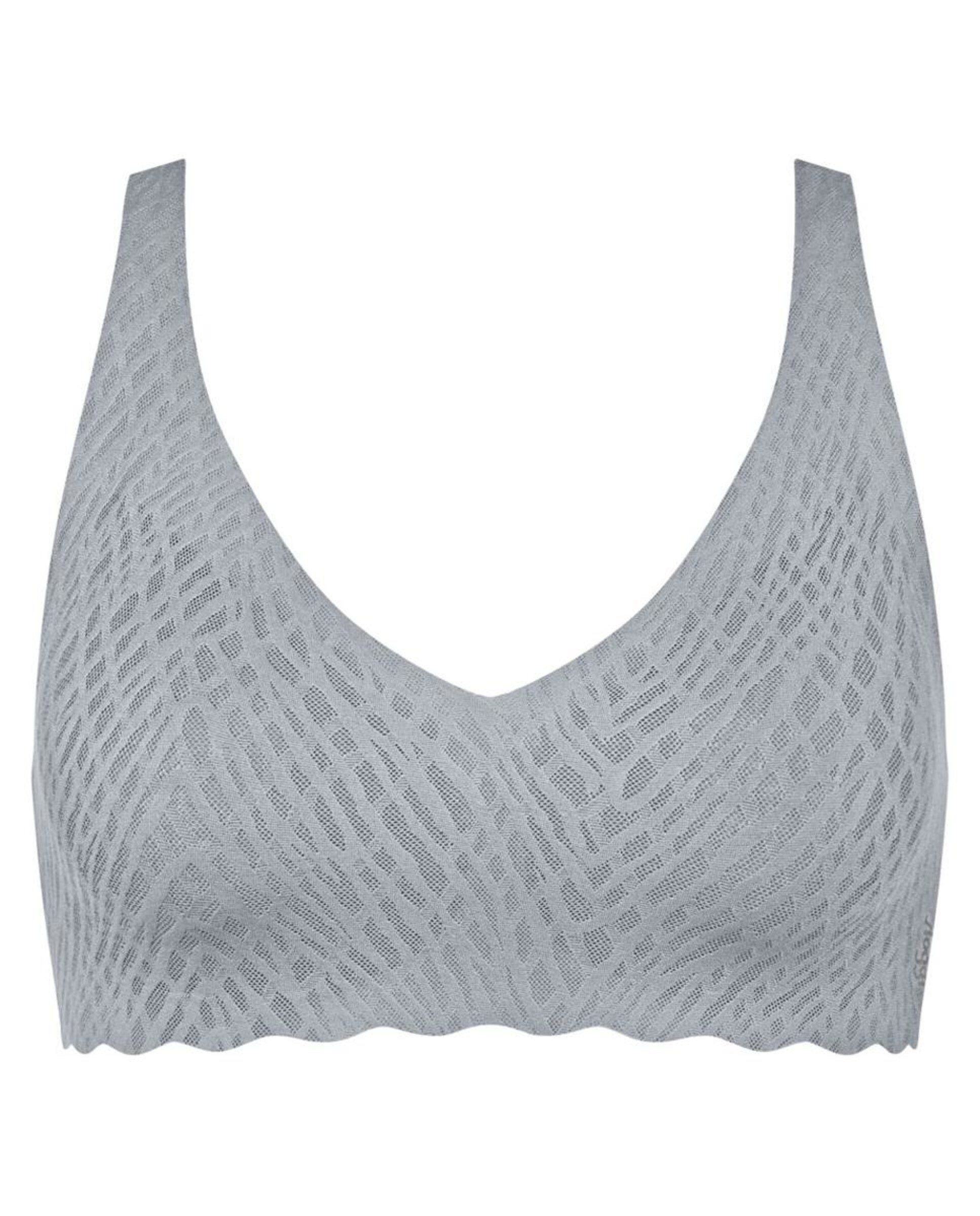 Soutien Soft Bra com Almofadas Amovíveis Cinzento-claro-4