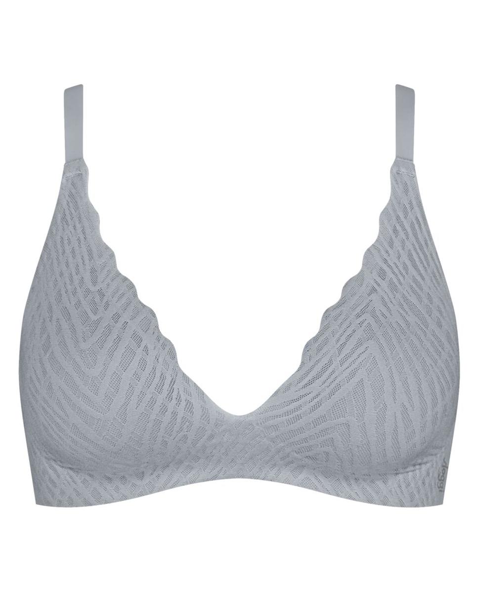 Soutien Push-Up com Almofadas Cinzento-claro-4