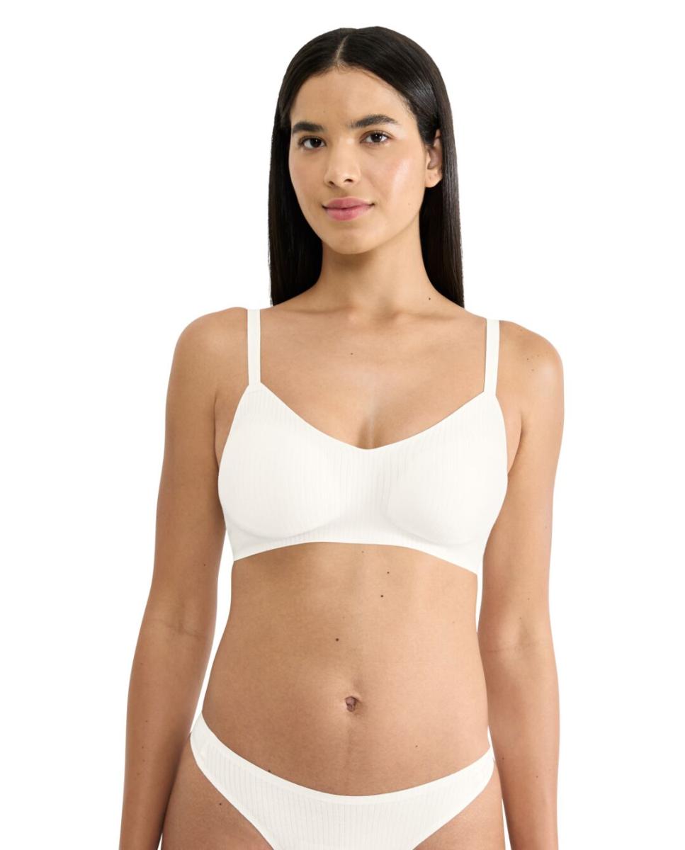 Soutien Soft Bra com Almofadas Amovíveis Cru-1