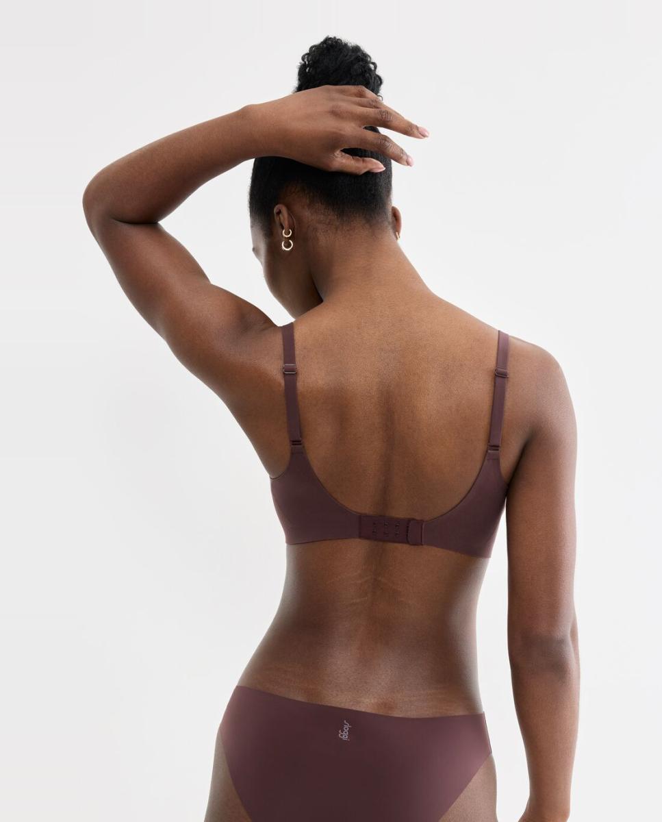 Soutien Push-Up com Almofadas Castanho-escuro-2