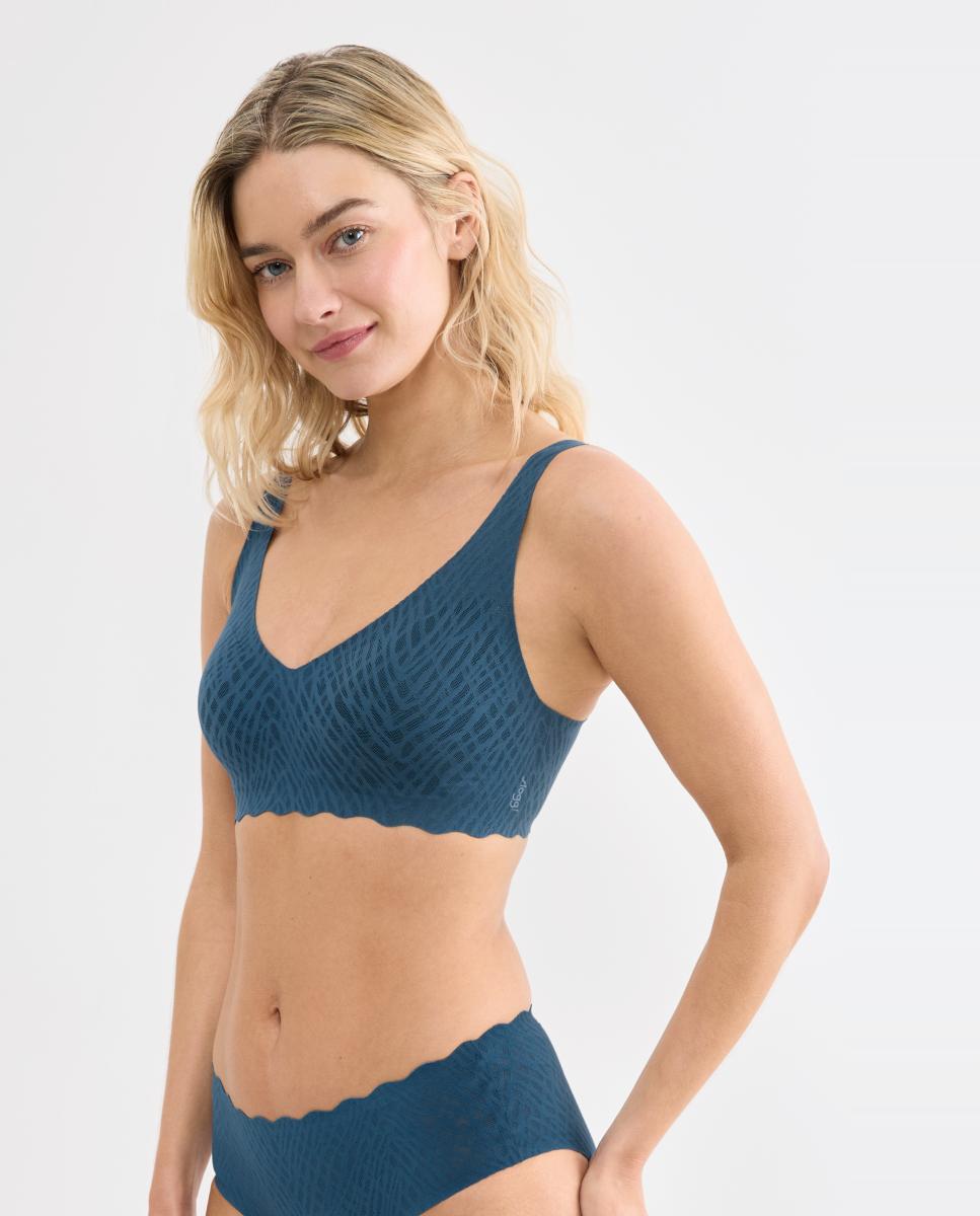 Sujetador soft bra con almohadillas extraíbles - Sloggi - Azul oscuro Azul oscuro-1