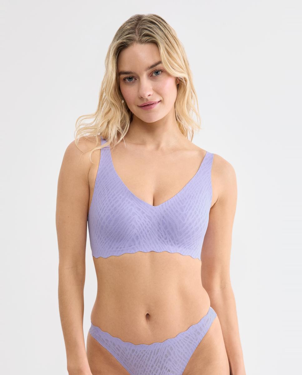 Imagen 0 de Sujetador soft bra con almohadillas extraíbles Azul pastel